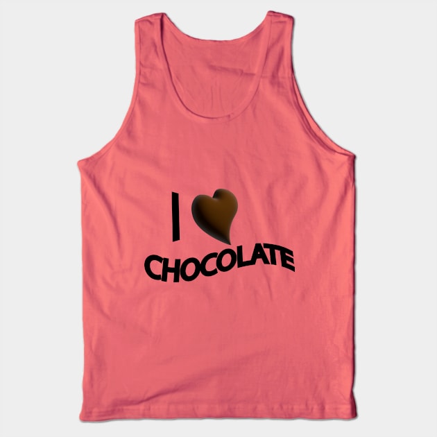 i love chocolate graphic  outfits.. Tank Top by coco,s creation